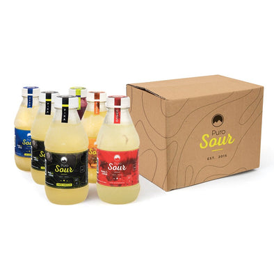 6-PACK SABORES (6 Botellas de Pisco Sour 5 Sabores)