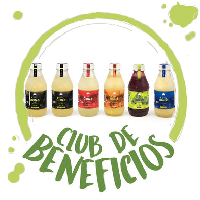 6-PACK SABORES CLUB (6 Botellas de Pisco Sour 5 Sabores)