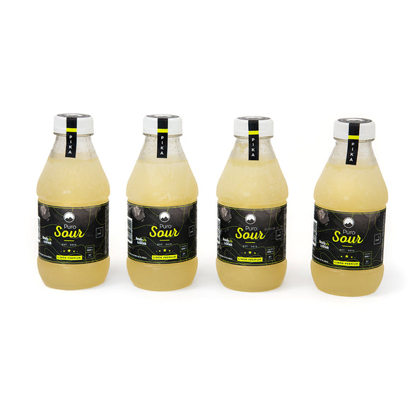 4-PACK PIKA (4 Botellas de Pisco Sour Limón Premium)