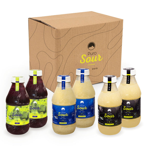 6-PACK MIX (6 Botellas de Pisco Sour a Elección)